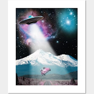 UFO Mountain Posters and Art